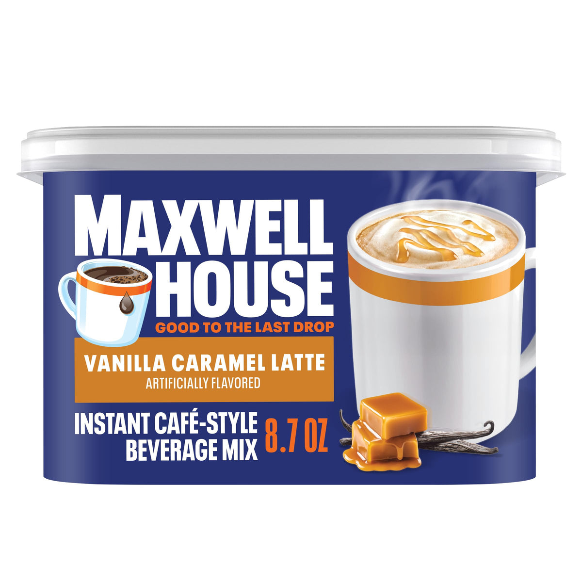 Instant Vanilla Caramel Latte Mix 8.7 oz H18012