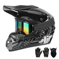 Certified Youth Kids Dirt Bike Motocross ATV Helmets 4Pcs Set A21229