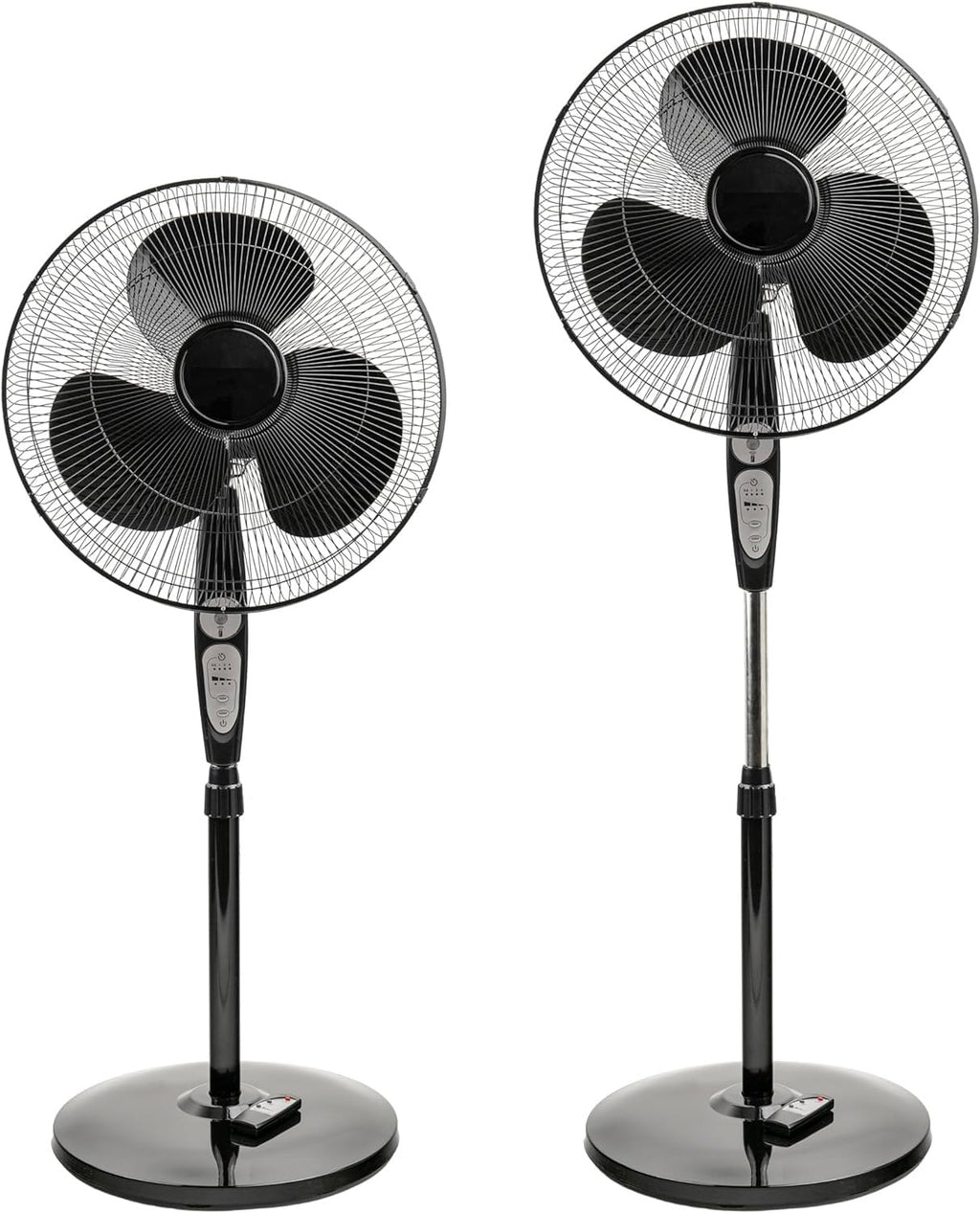 18" Oscillating Pedestal Fan with Remote Control, 3 Speed, Adjustable Height & Tilt M9781