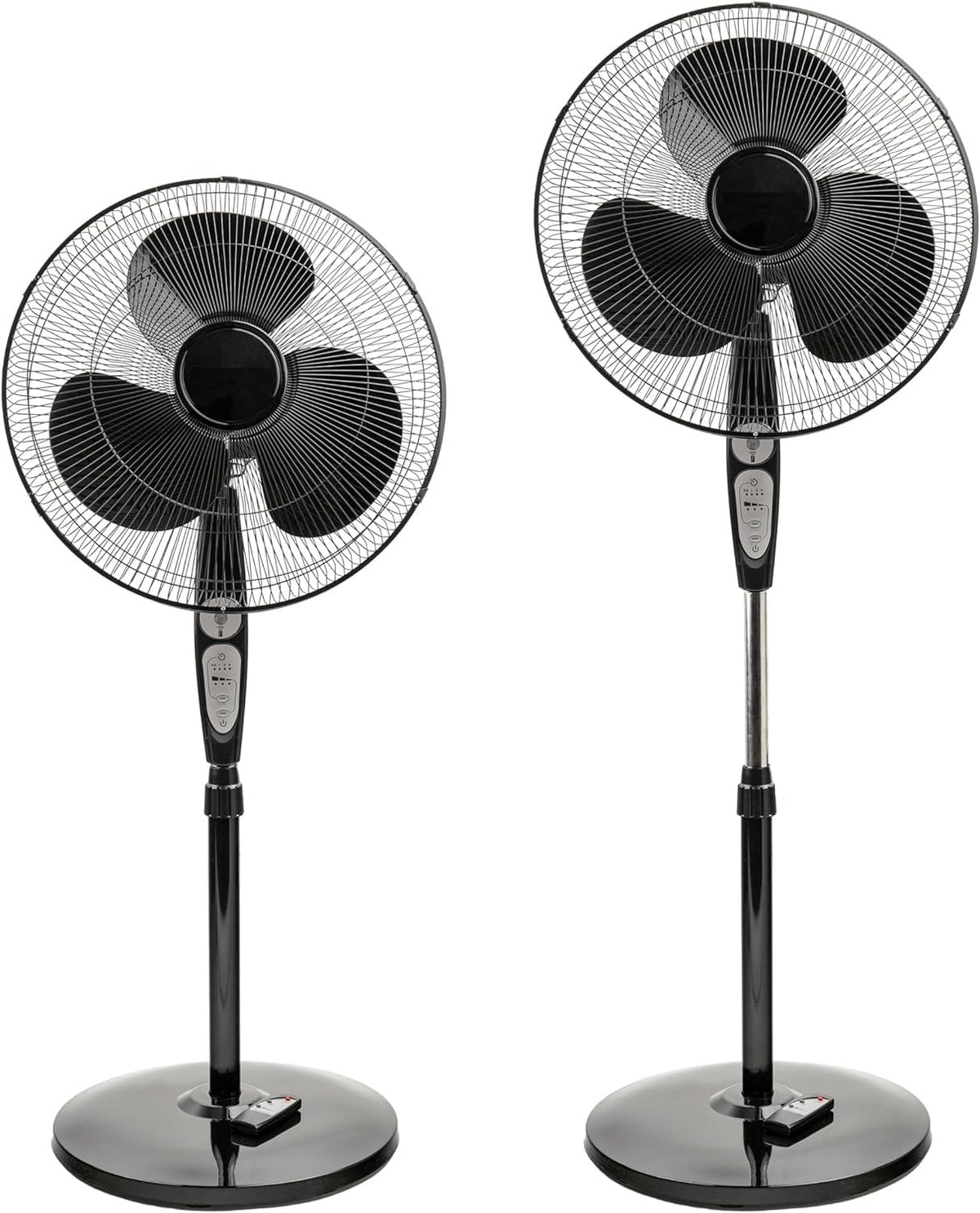 18" Oscillating Pedestal Fan with Remote Control, 3 Speed, Adjustable Height & Tilt M9781