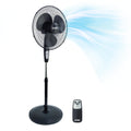 18" Oscillating Pedestal Fan with Remote Control, 3 Speed, Adjustable Height & Tilt M9781