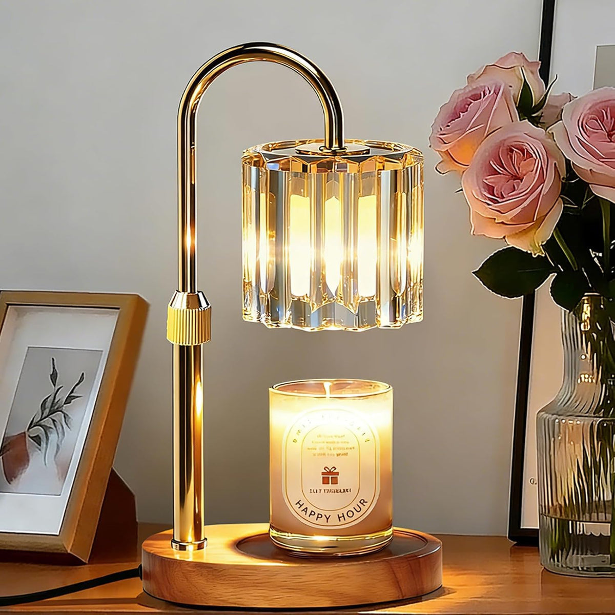 Candle Warmer Lamp with Timer and Dimmer Y851358