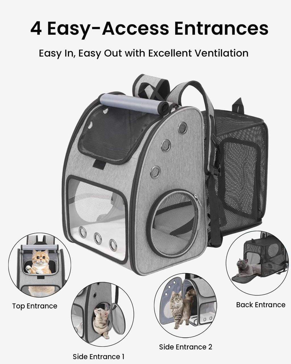 Expandable Cat Backpack Carrier O399