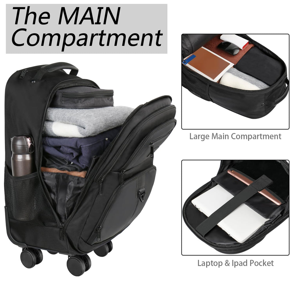 Rolling Backpack with 4 Wheels G29020