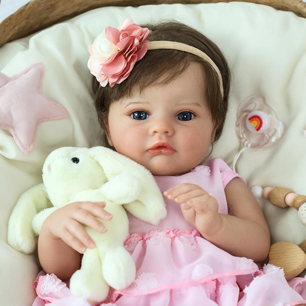 20 Inch Lifelike Reborn Baby Doll Girl with Soft Weighted Body K544201