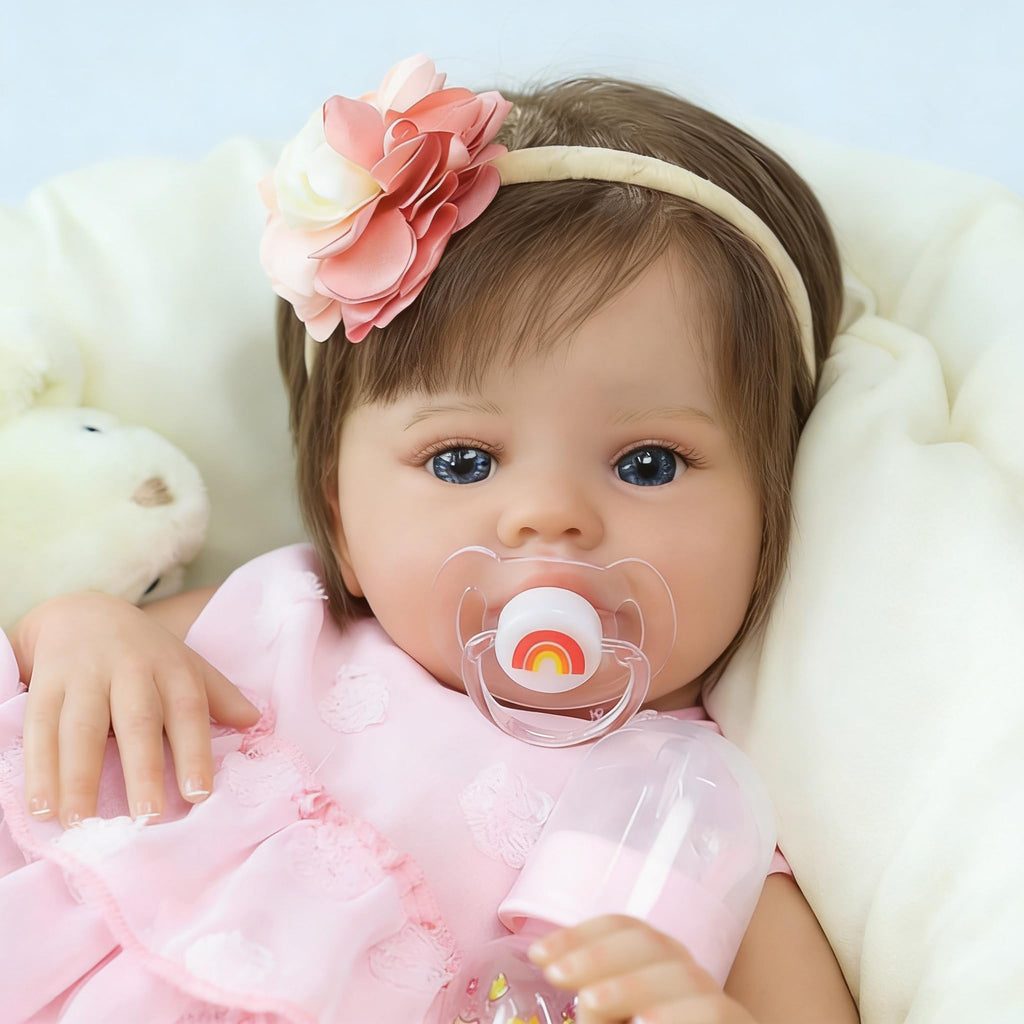 20 Inch Lifelike Reborn Baby Doll Girl with Soft Weighted Body K544201