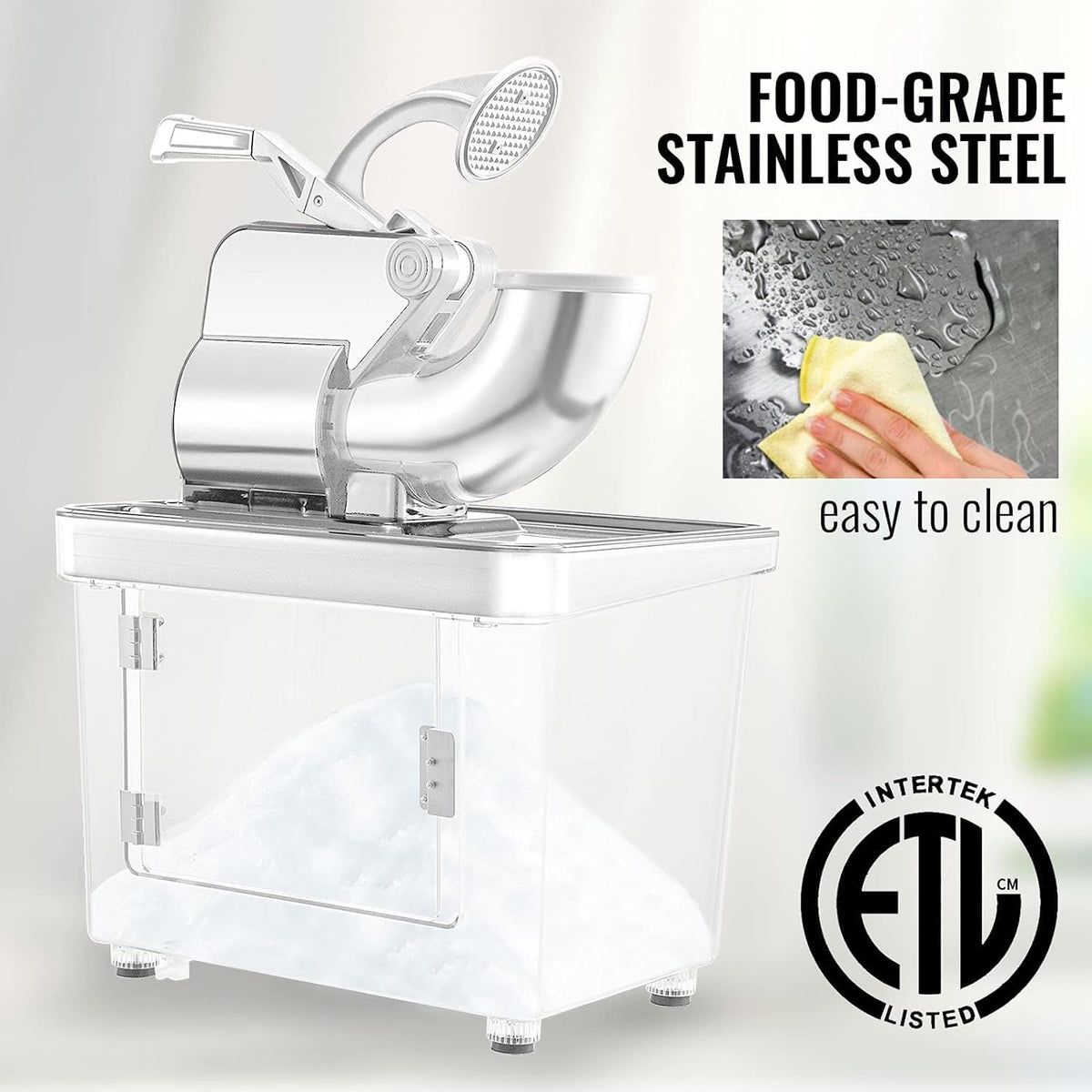 110V 300W Stainless Steel Electric Ice Crusher S210517
