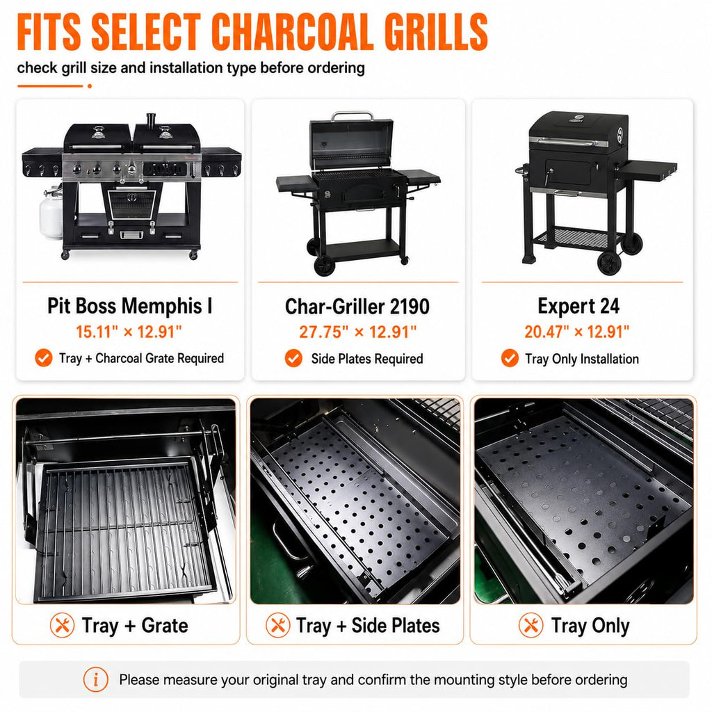 Charcoal Grill Tray J194326