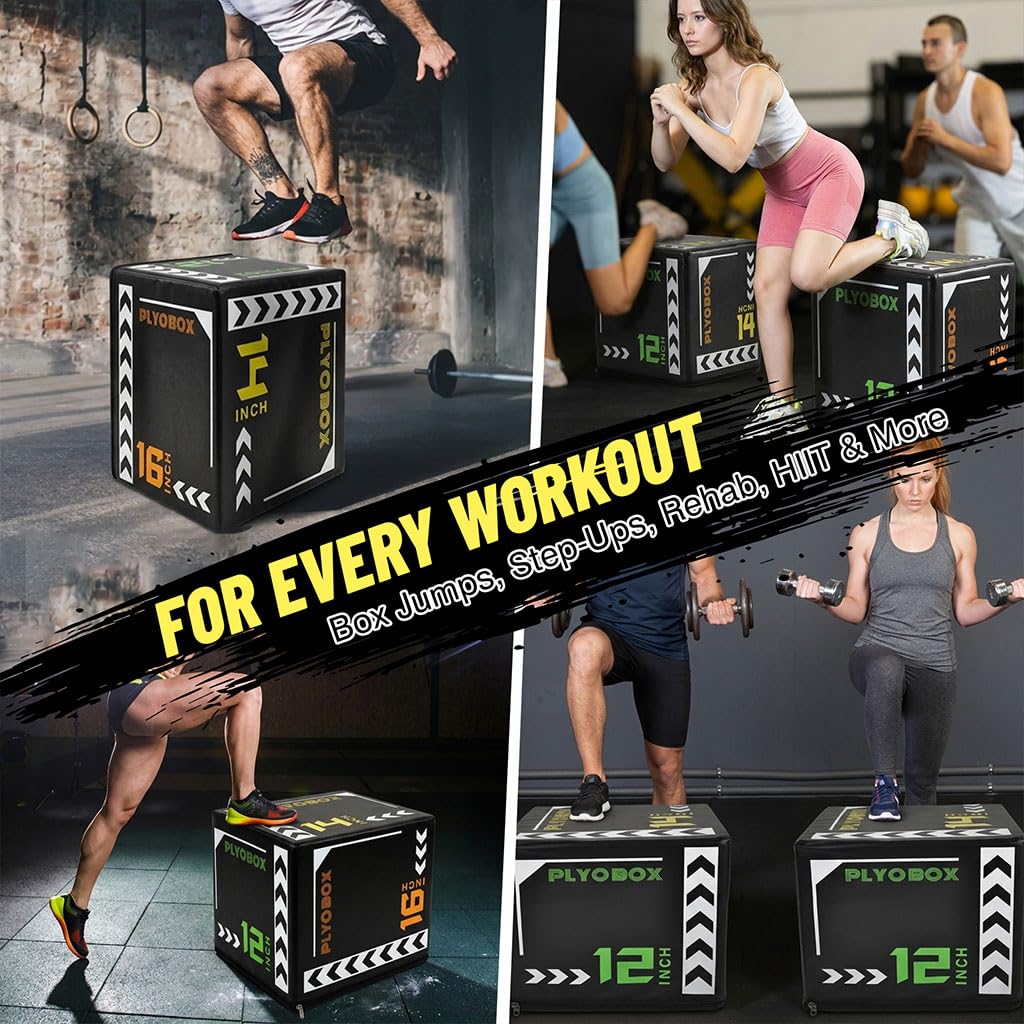 3-in-1 Foam Plyo Box 20/24/30 Inch H26440