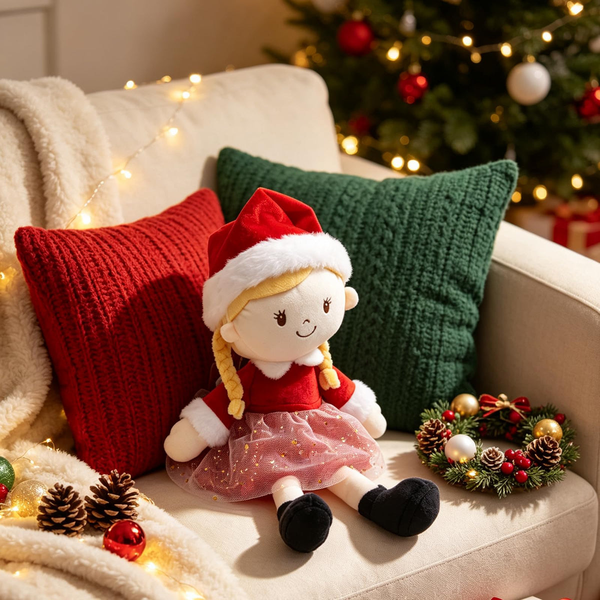 Soft Baby Doll Plush 17inch J7136