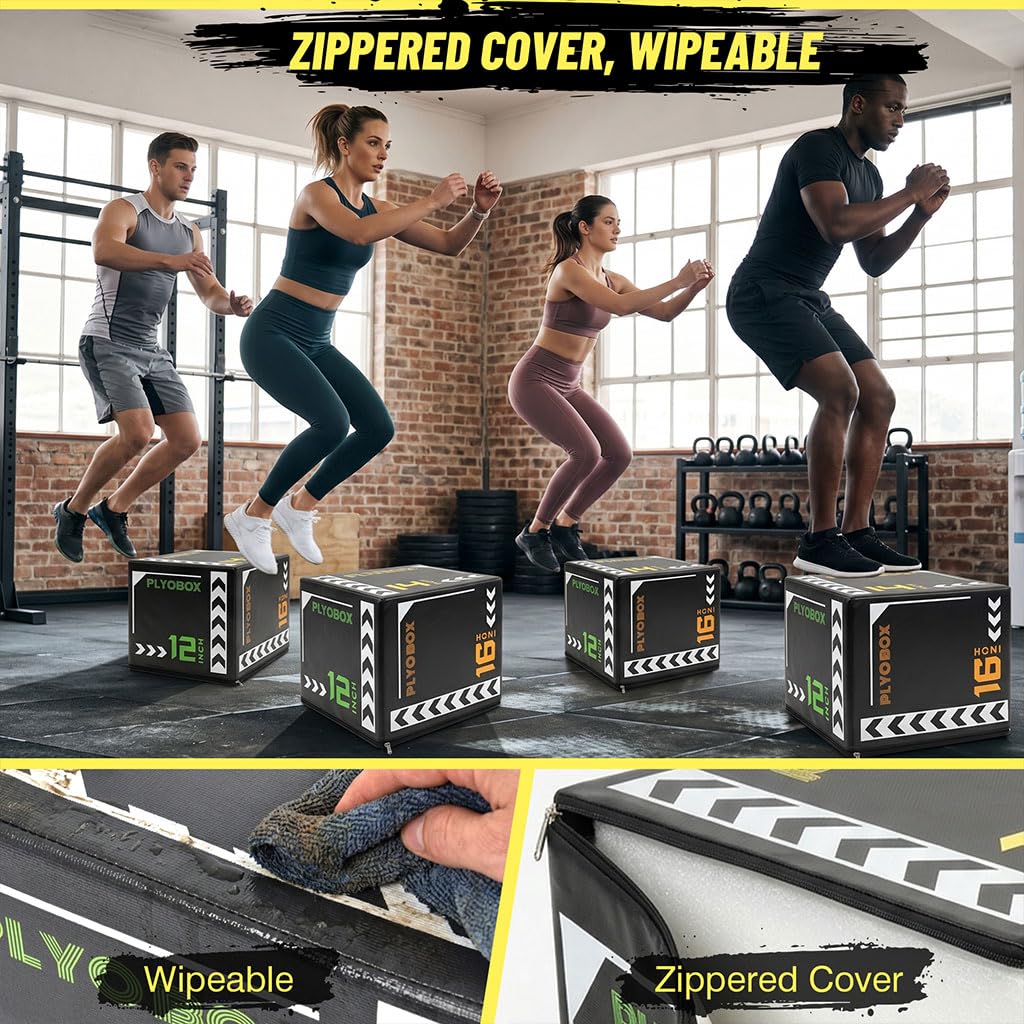 3-in-1 Foam Plyo Box 20/24/30 Inch H26440