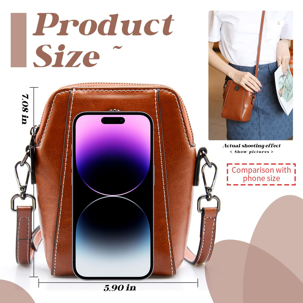 Small Genuine Leather Crossbody Bags U109463