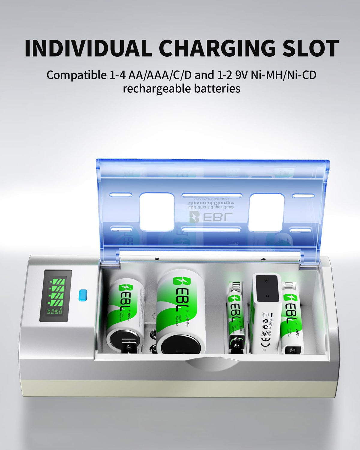 Rechargeable Batteries and Universal Battery Charger Q68451
