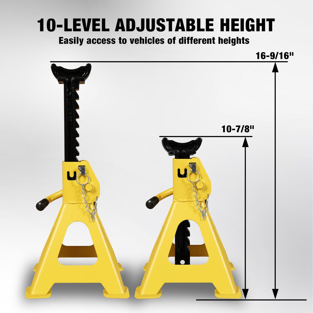 3 Ton Low Profile Aluminum and Steel Floor Jack with Jack Stands O7149