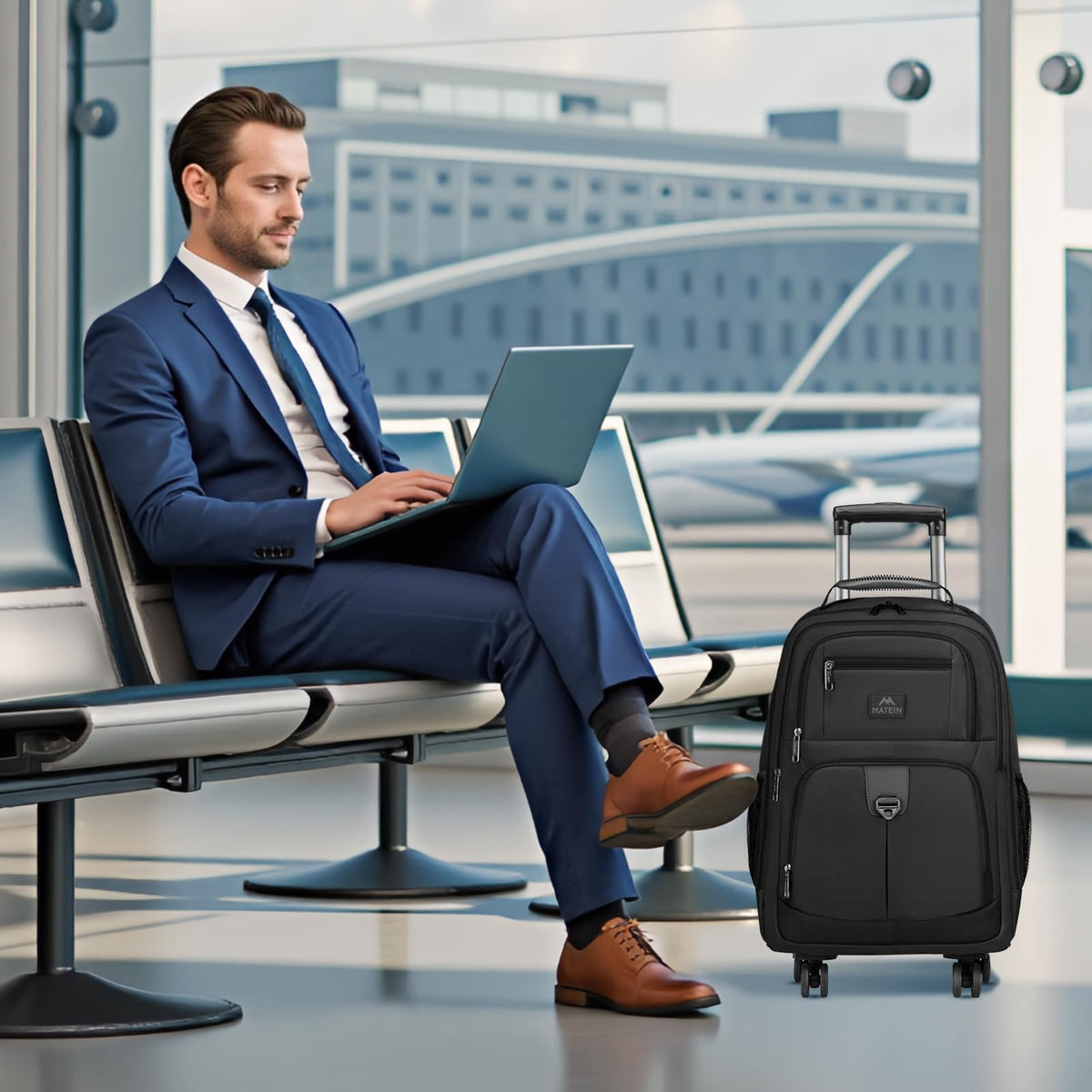Rolling Backpack with 4 Wheels G29020