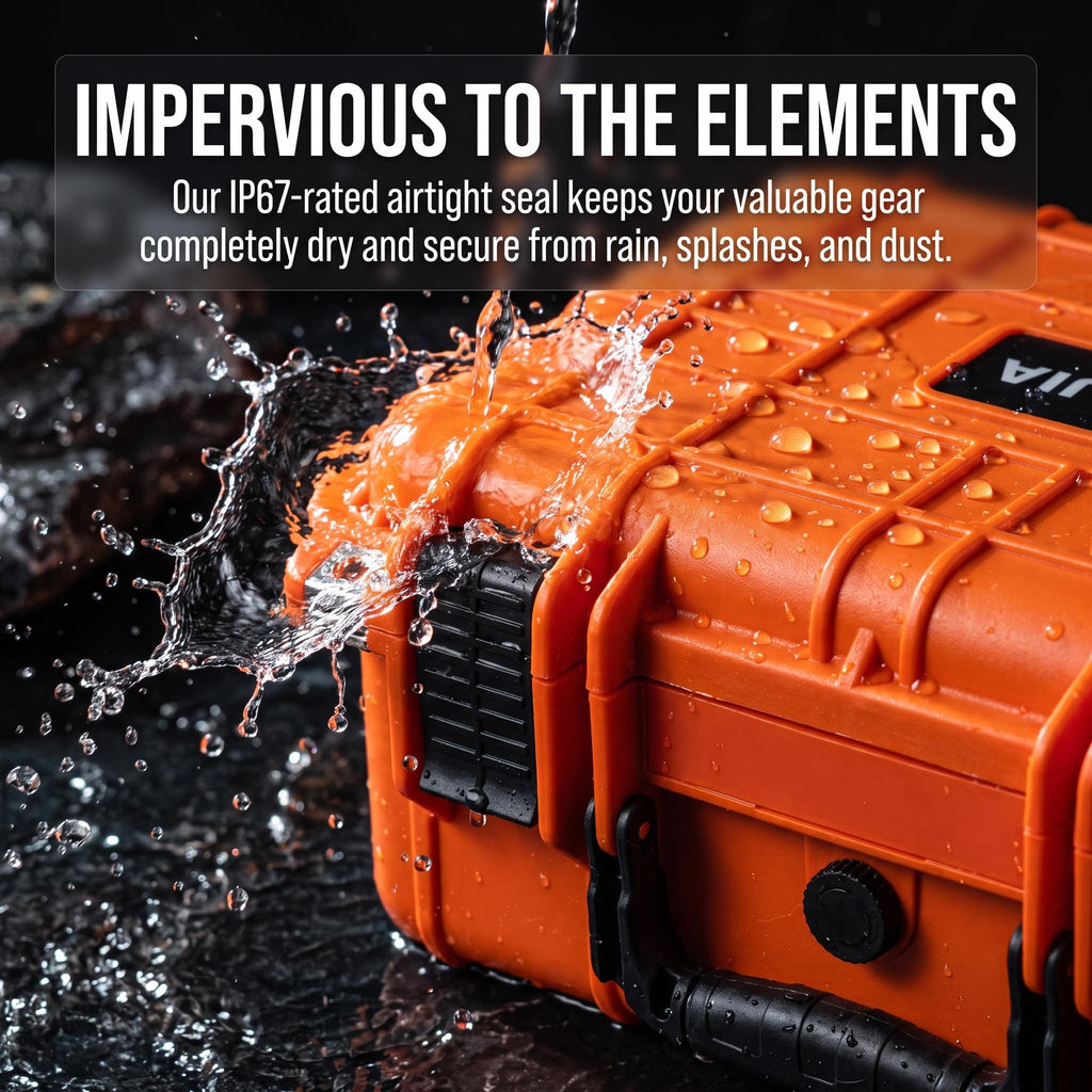 IP67 Waterproof Hard Camera Case with Customizable Foam G9888