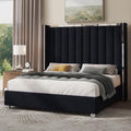 Queen Upholstered Bed Frame with Tall Headboard M68842