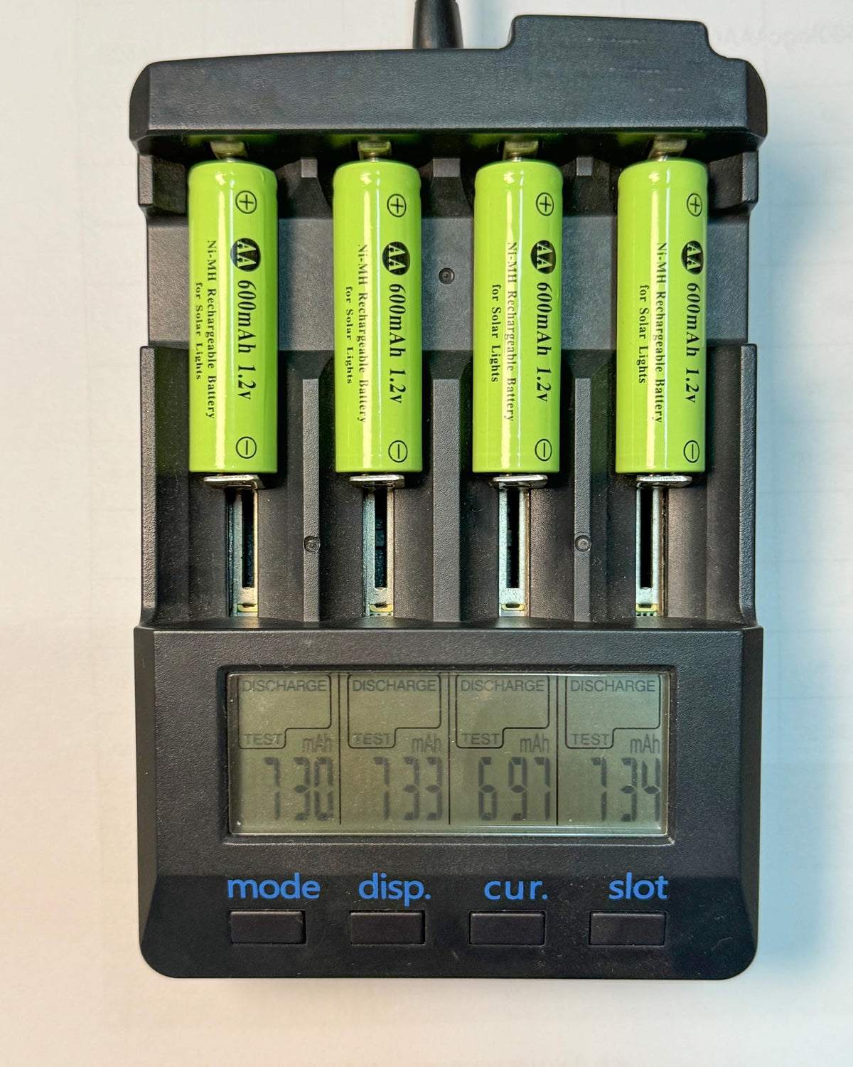 Ni-MH AA 1.2v 600mAh Rechargeable Battery W728130