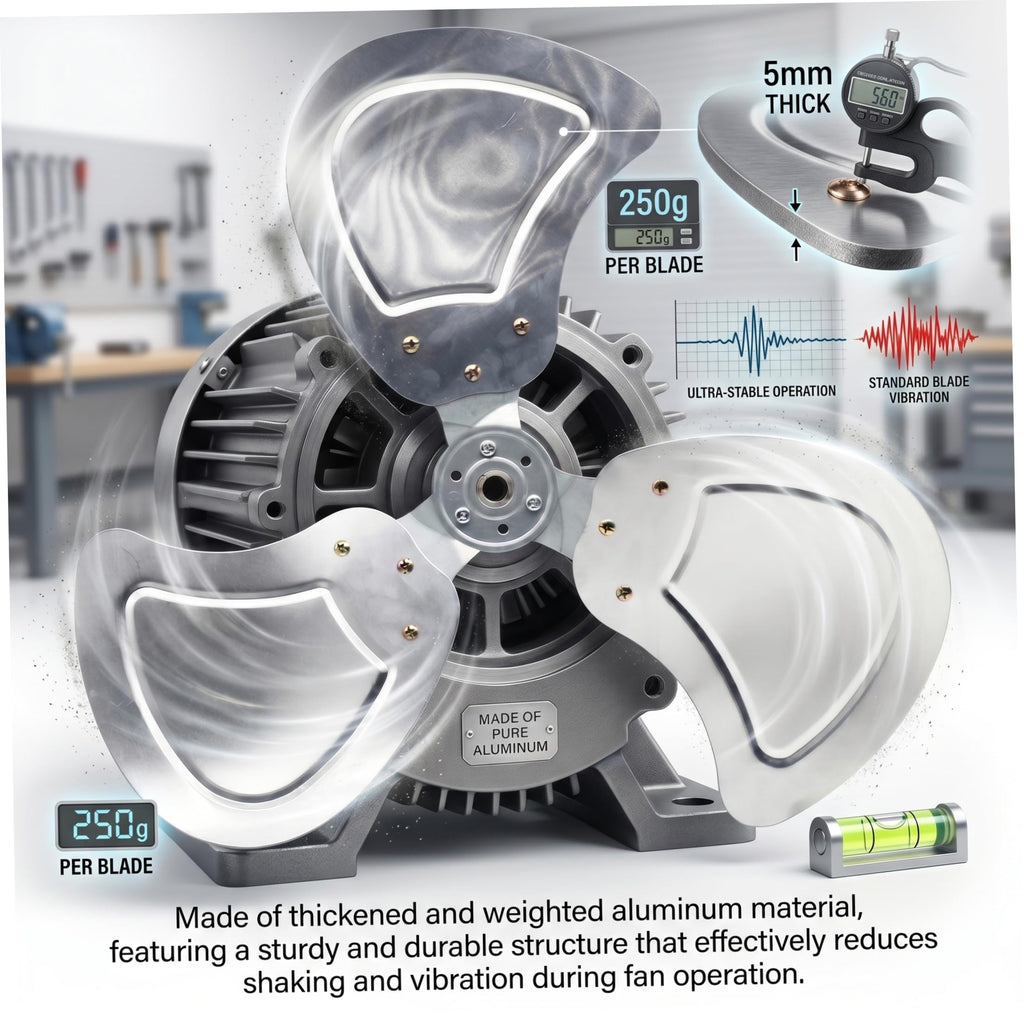 20 Inch Aluminum Alloy Replacement Fan Blade Z928