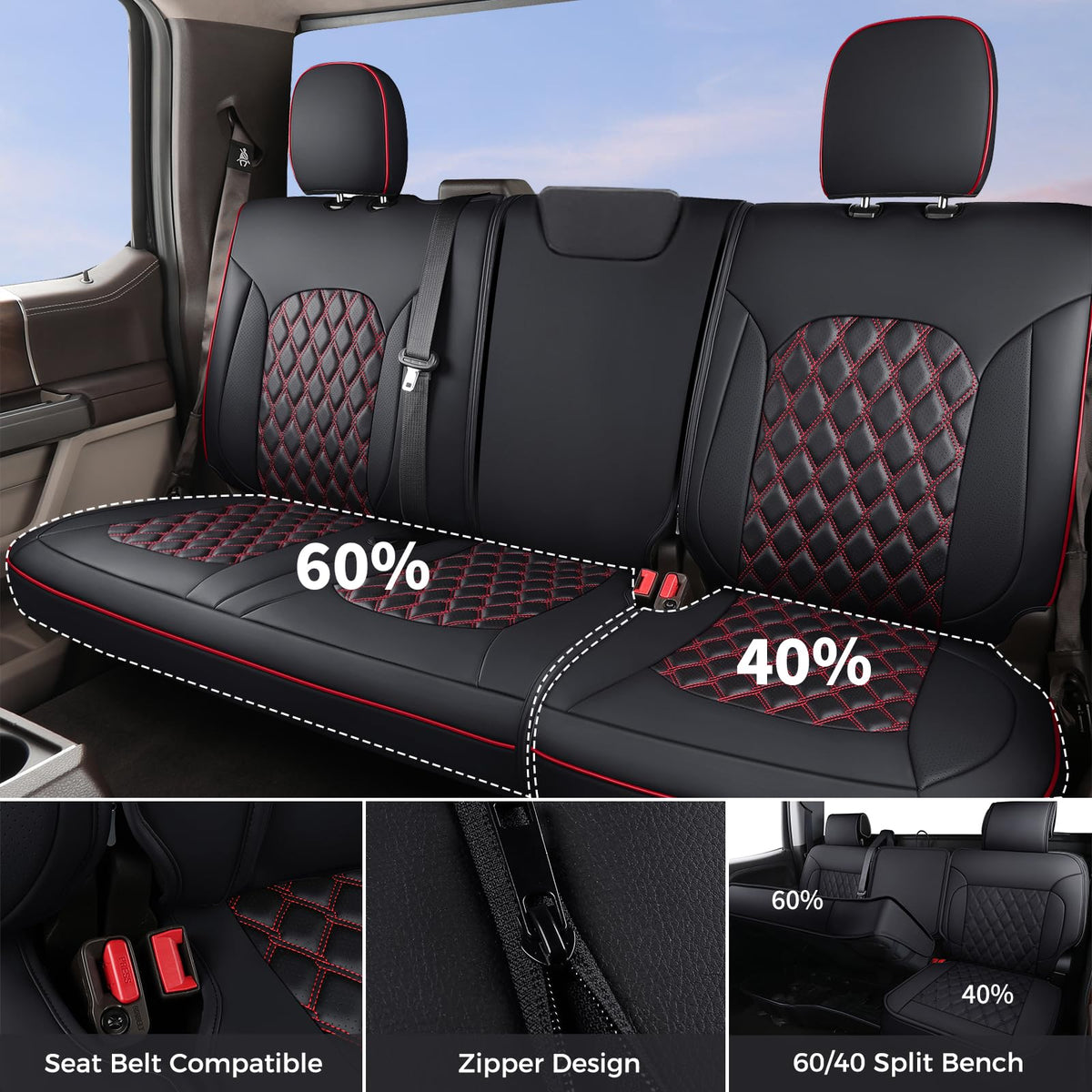 Seat Covers 4 Door Without Rear Cupholder X3963