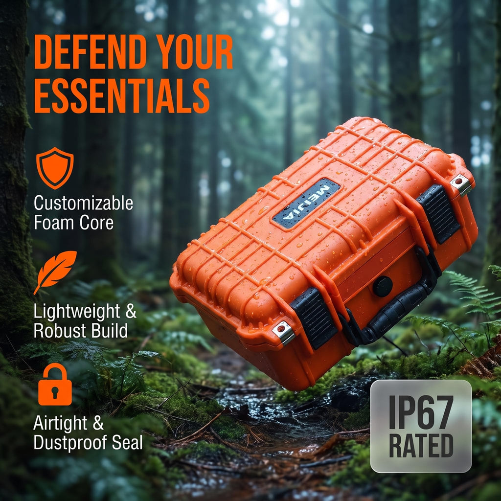 IP67 Waterproof Hard Camera Case with Customizable Foam G9888