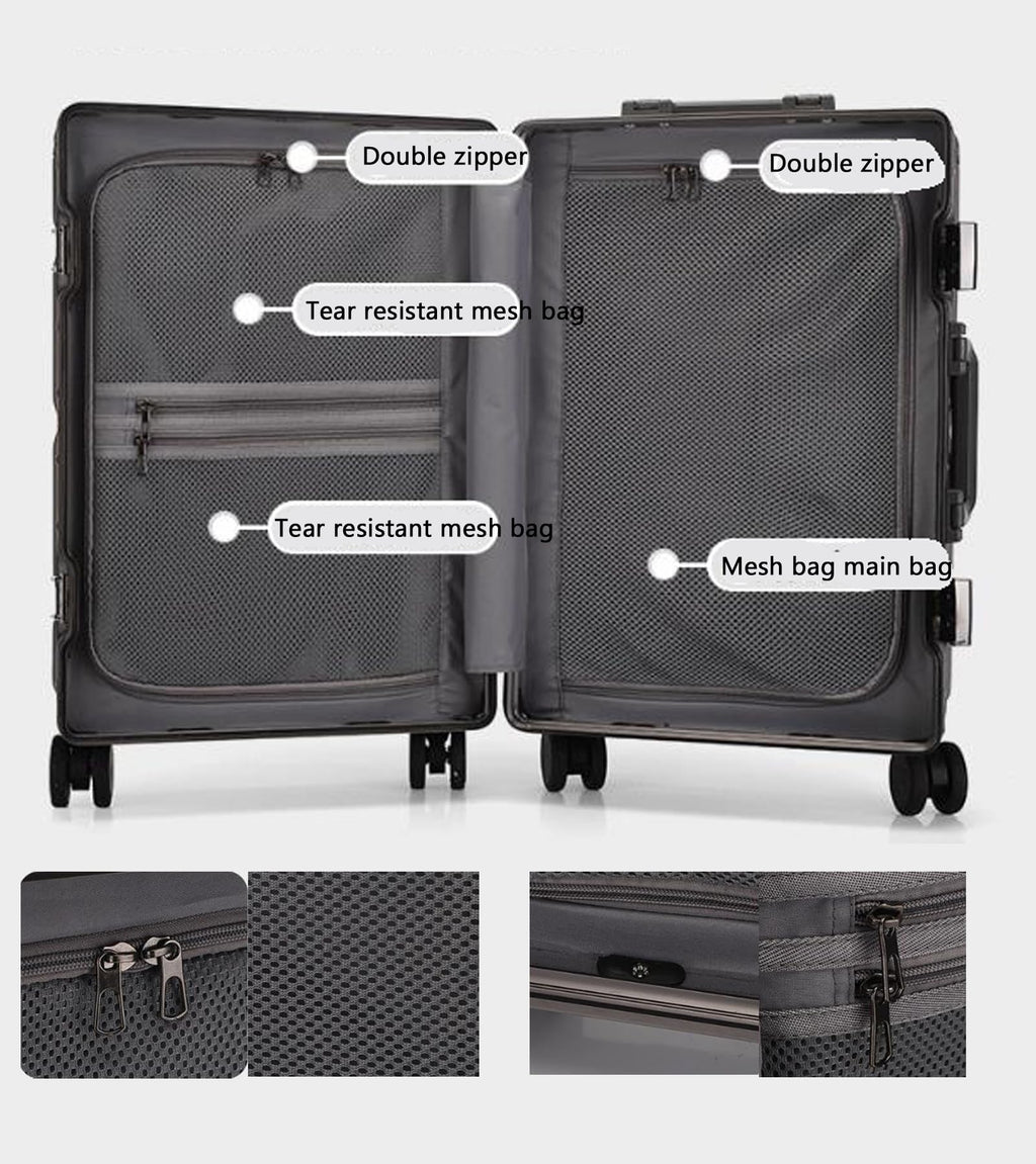 White Hard Shell Carry on Luggage G440
