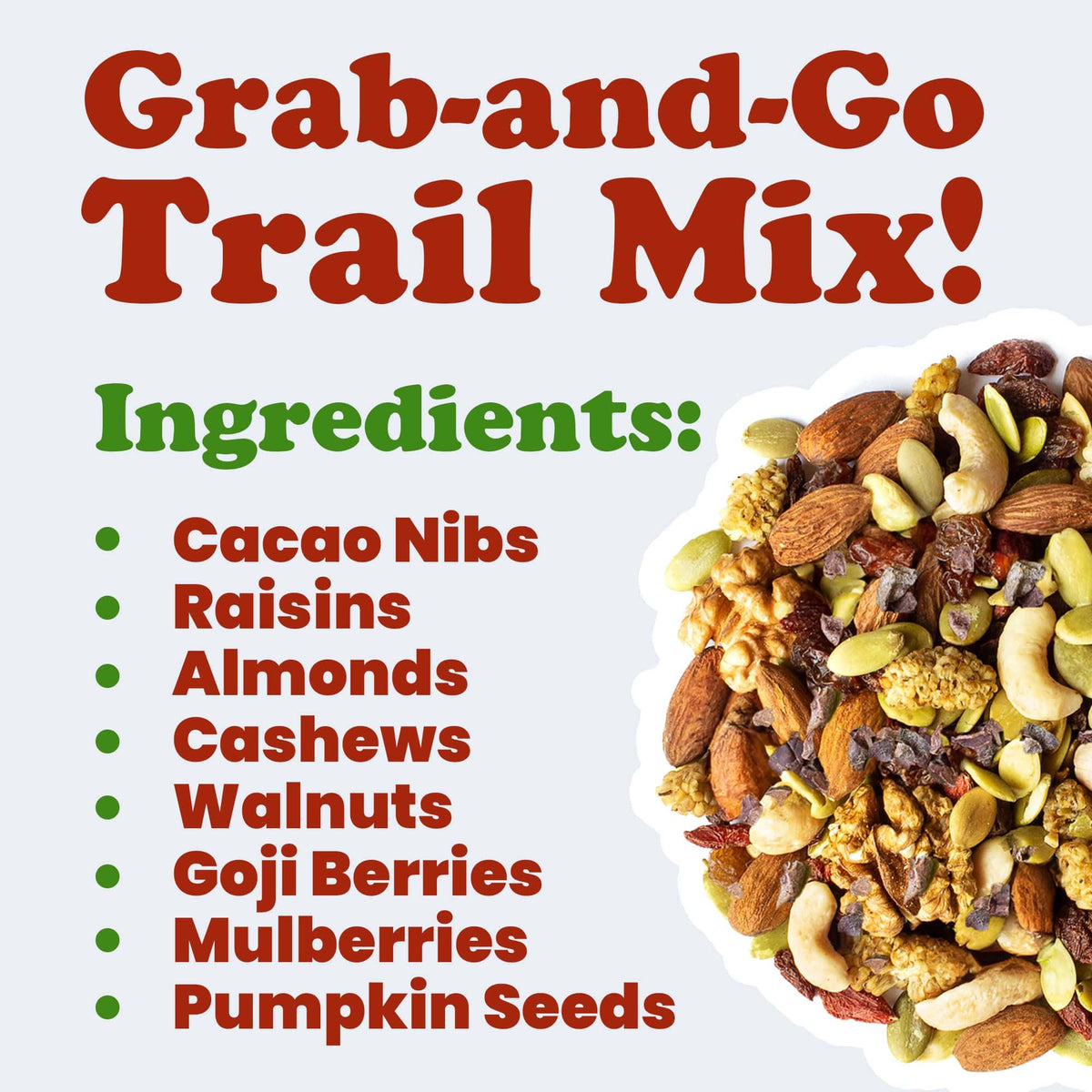 Organic Raw Snack Mix, 8 Ounces T437104