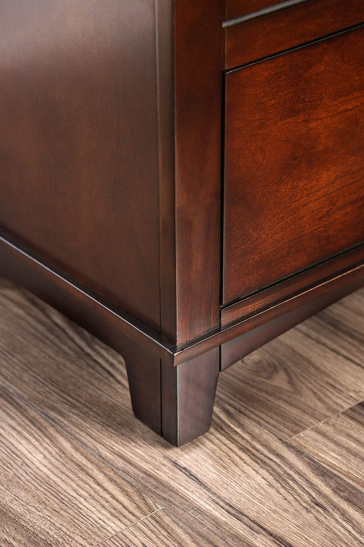 Brown Cherry 3-Piece California King Bedroom Set U153814