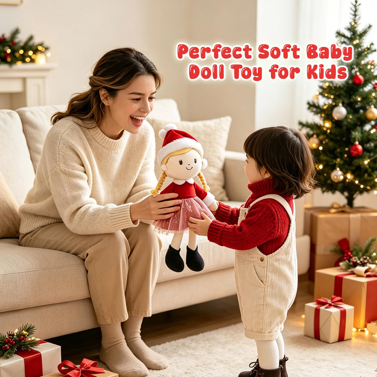 Soft Baby Doll Plush 17inch J7136