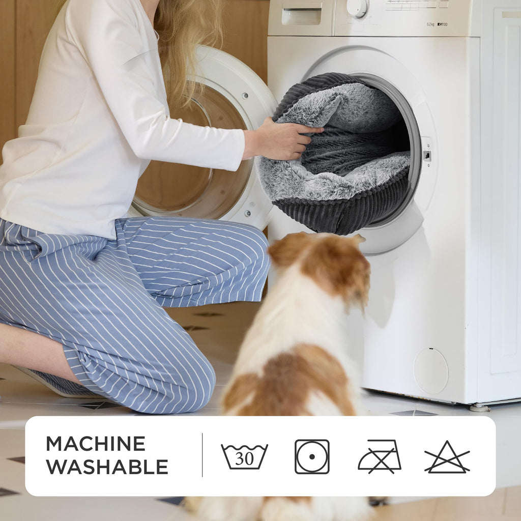 Washable Dog Bed Small Medium Size 25x21x7in Q32573