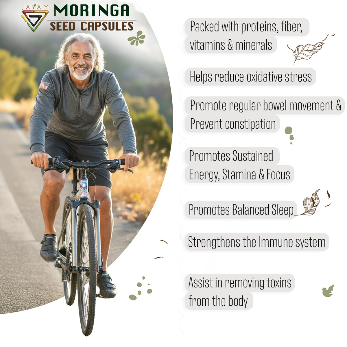 Organic Moringa Seed Capsules 120 Capsules S6740