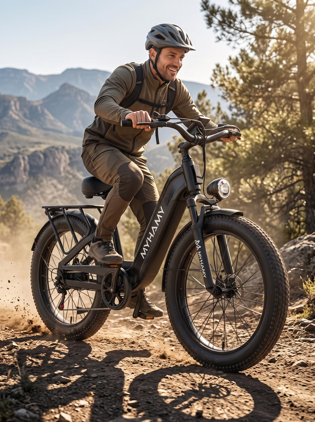 2000W Electric Bike 24 Fat Tire 48V 18Ah Step-Thru Y1554