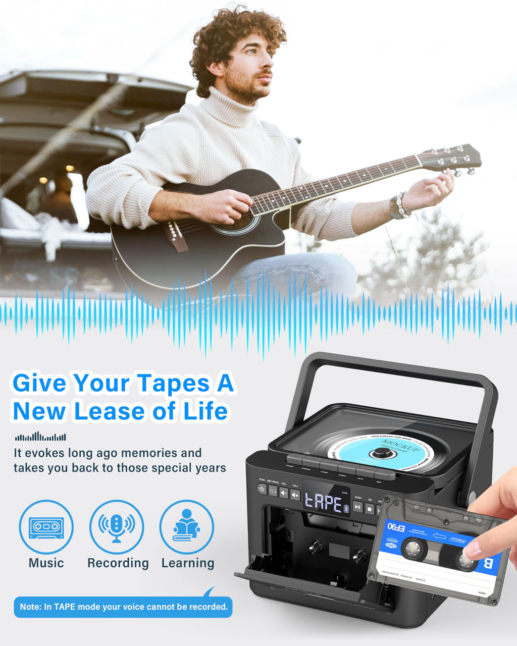 CD and Cassette Player Combo U992950