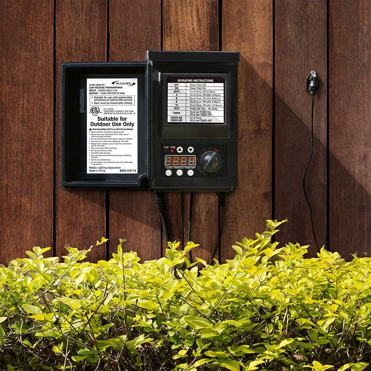 200W Low Voltage Landscape Lighting Transformer Q179