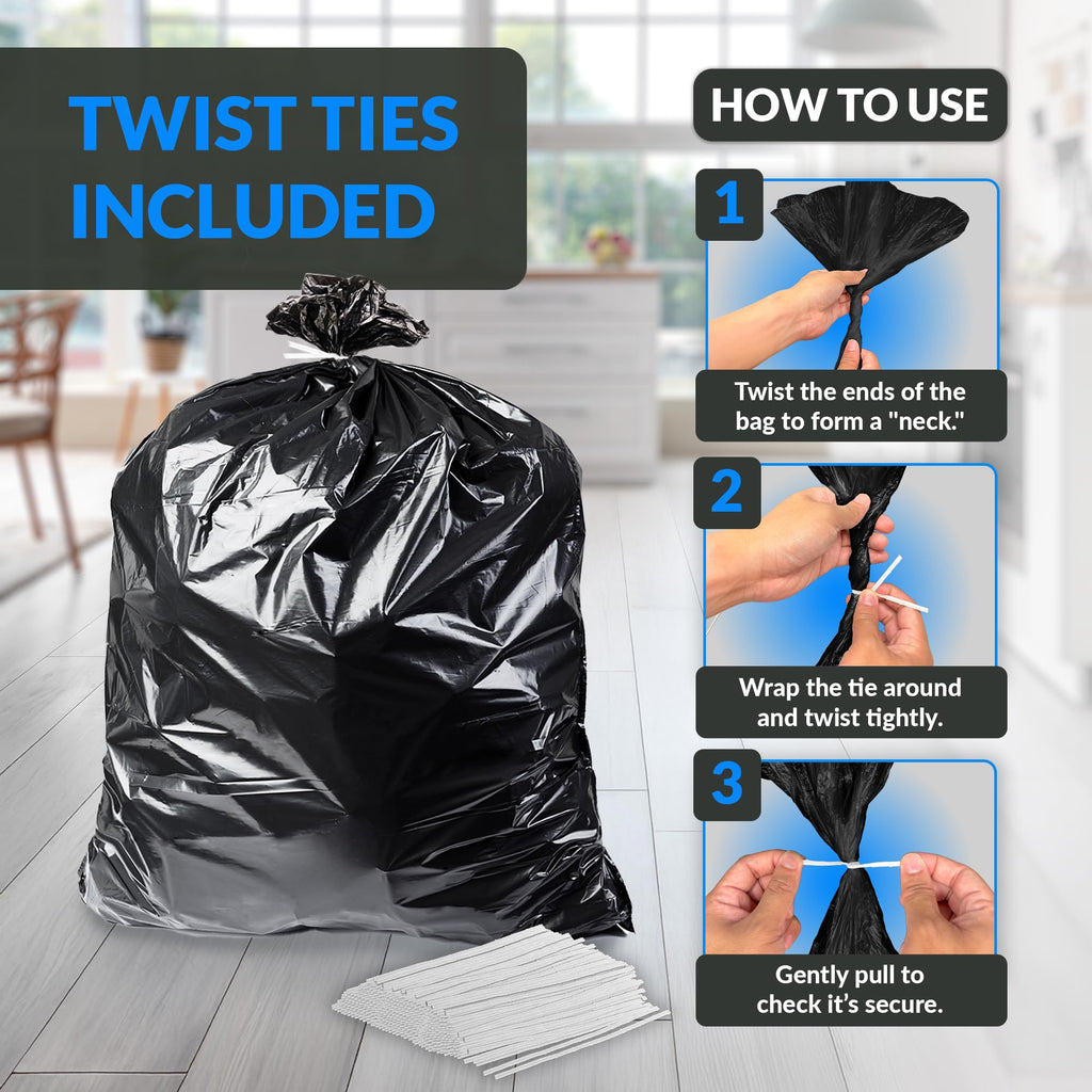 30 to 33 Gallon Heavy Duty Trash Bags V49066
