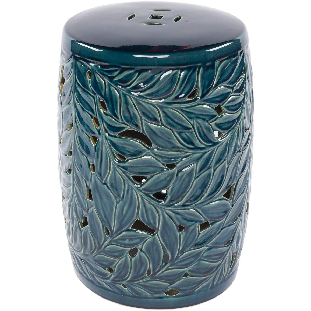 Teal Indoor/Outdoor Garden Stool X1894