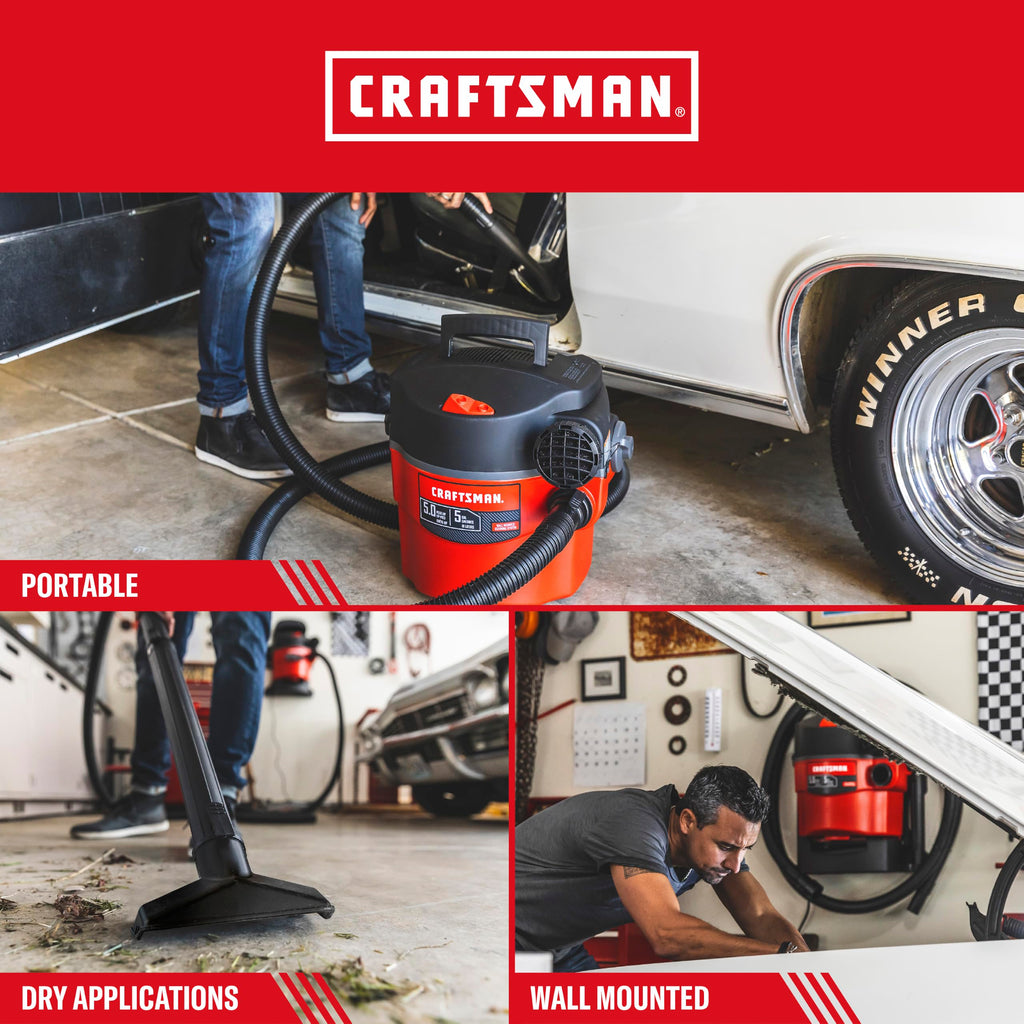 5 Gallon Wet Dry Shop Vacuum J5964