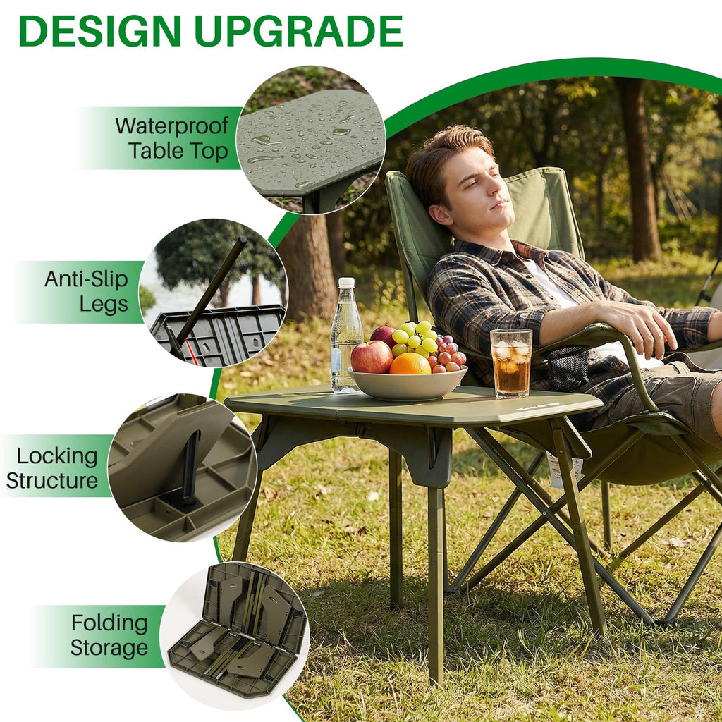 Folding Aluminum Camping Table with Carrying Bag Z6810