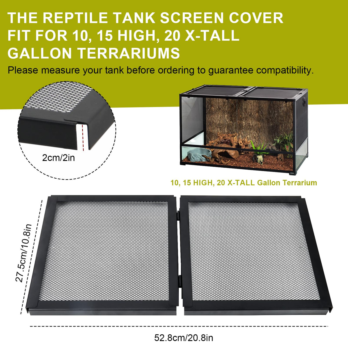 Reptile Tank Screen Cover X578520