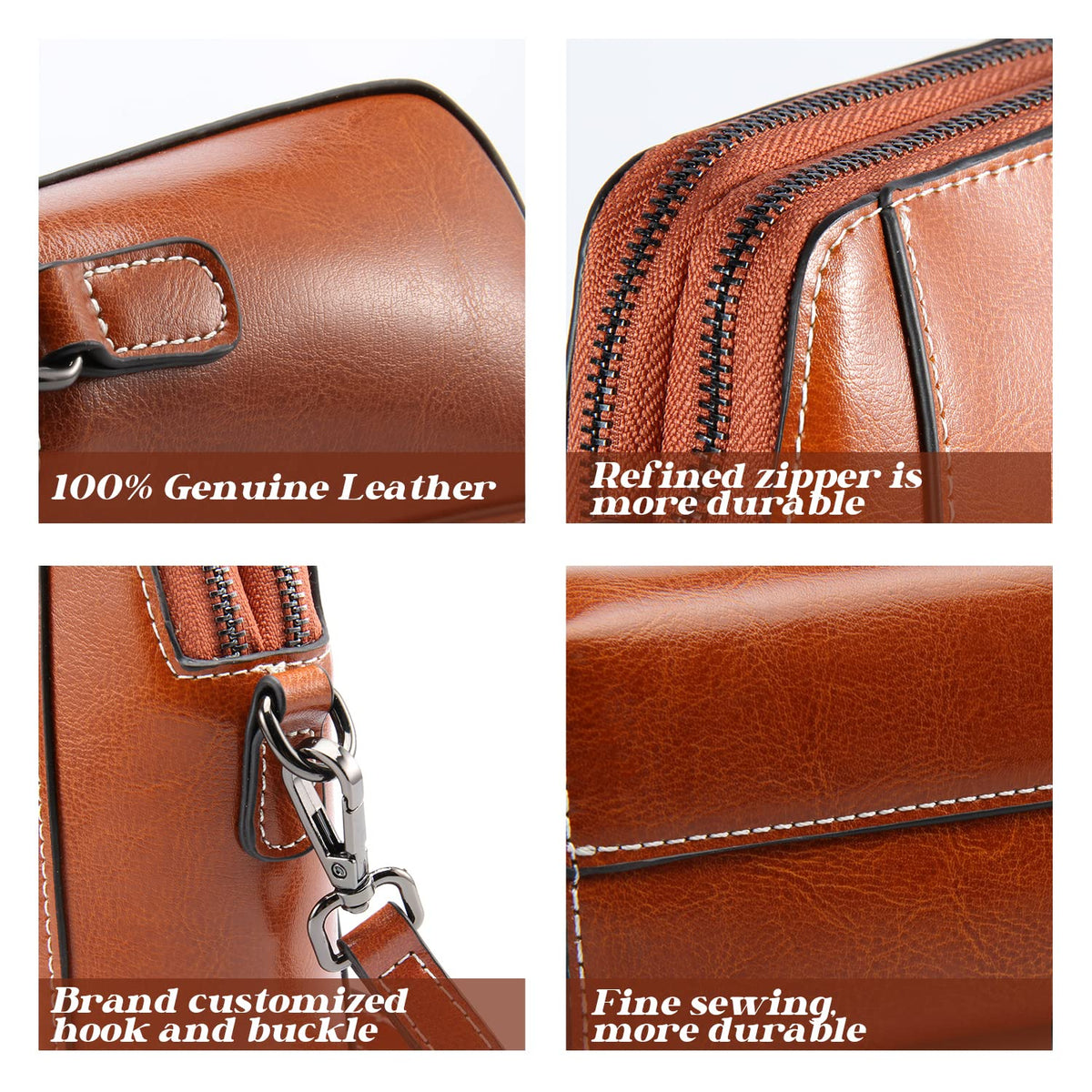 Small Genuine Leather Crossbody Bags U109463