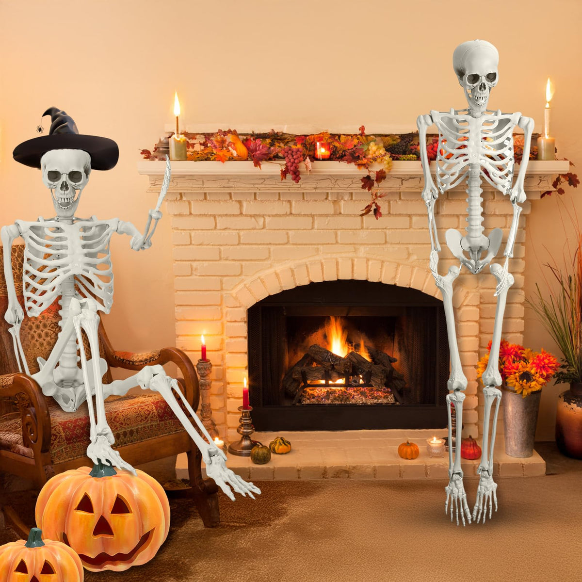 5.4FT Posable Life Size Skeleton E7913