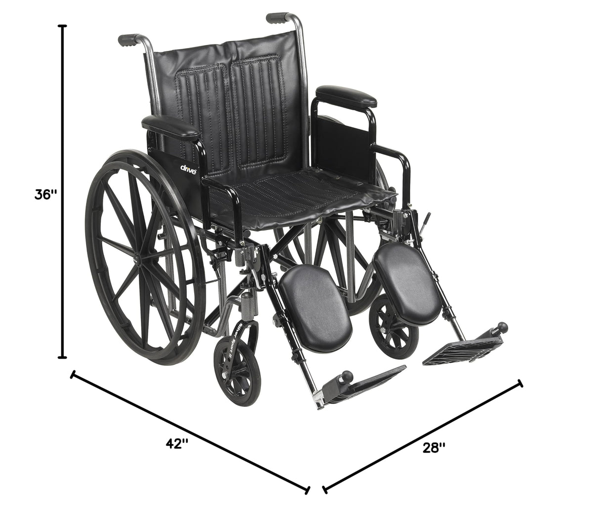 Silver Sport 2 Transport Wheelchair Z7397