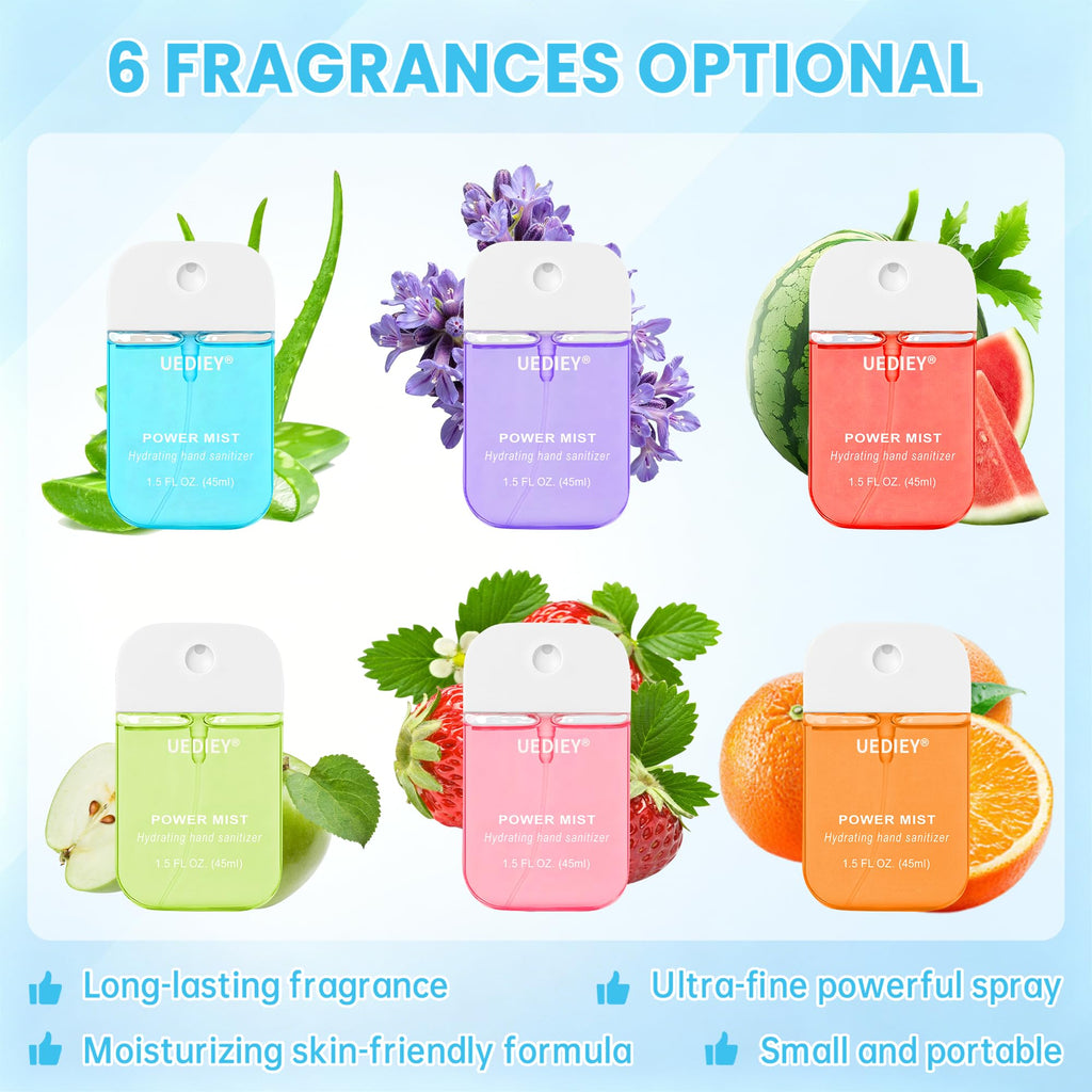 Hand Sanitizer Spray 6 Scents 1.3 Fl Oz S7782
