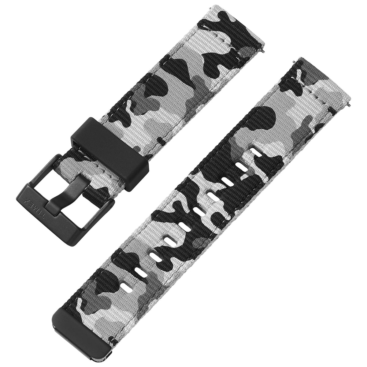Black 22mm Fabric Quick-Release Strap L311