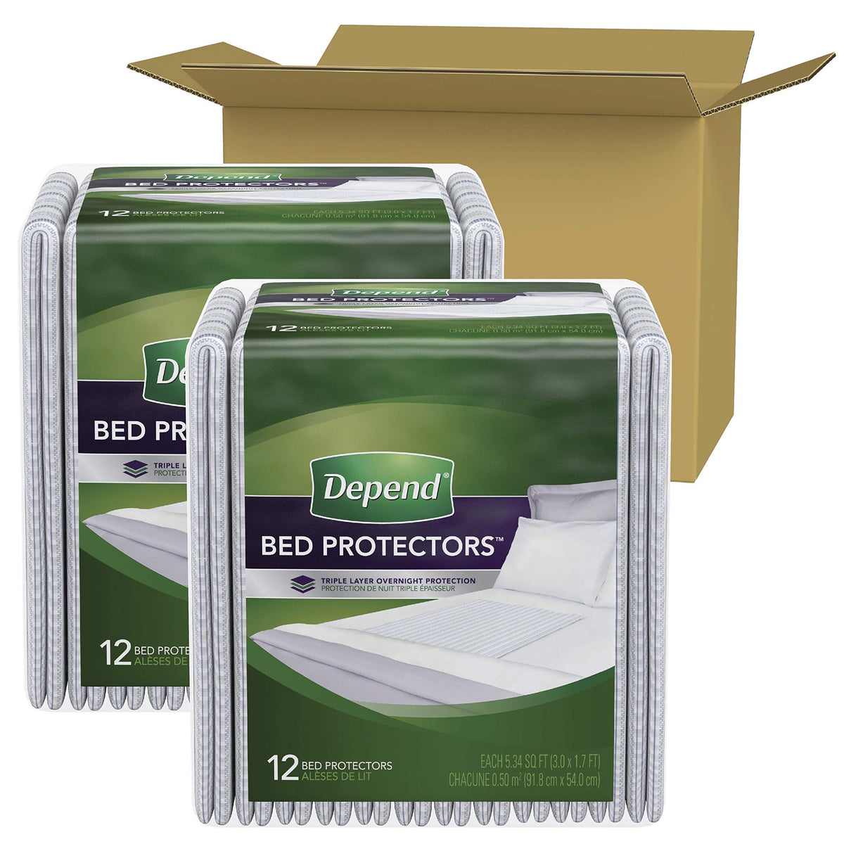 Blush XL Incontinence Underwear and Disposable Bed Pads C693749