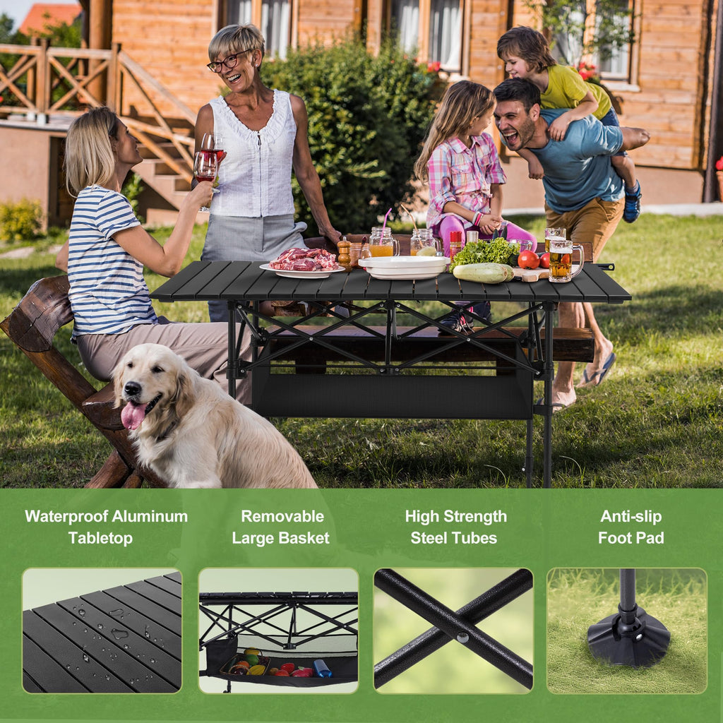 Folding Aluminum Camping Table O148