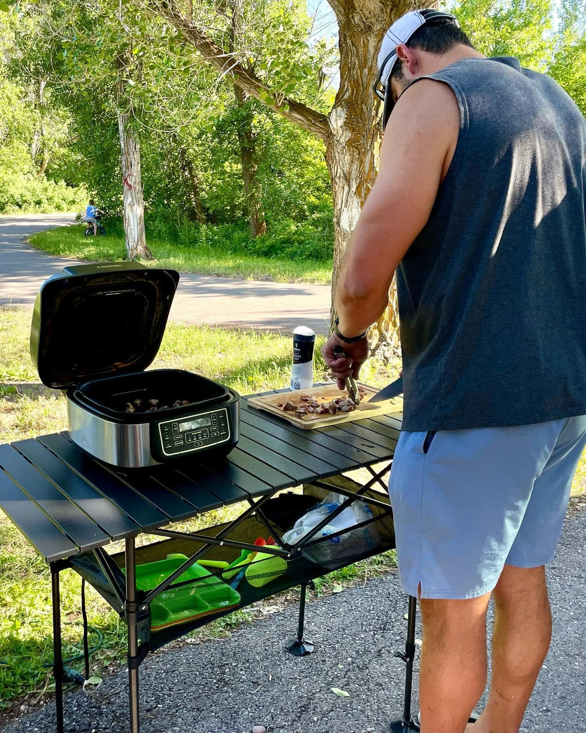 Folding Aluminum Camping Table O148