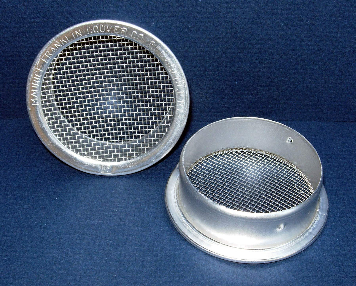 Aluminum 3-Inch Open Screen Vent 4 Pack F6810