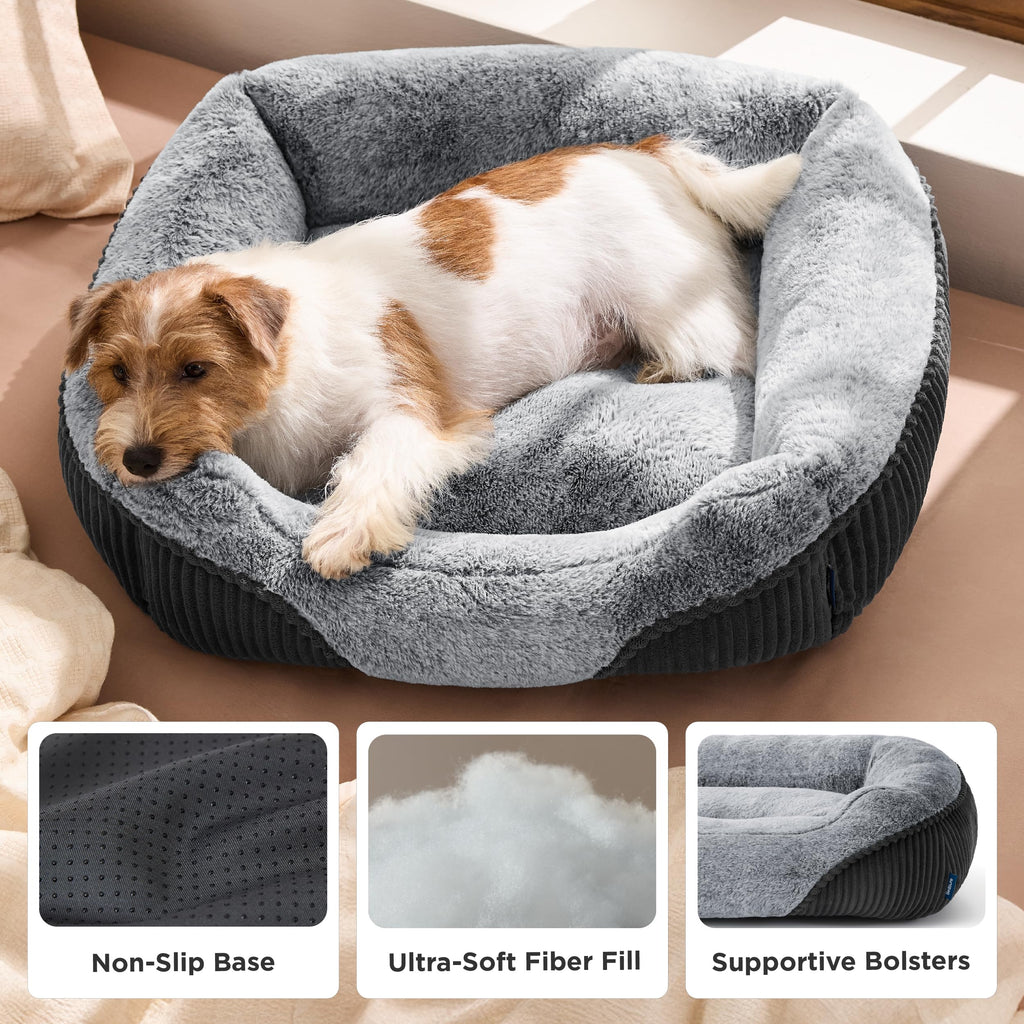Washable Dog Bed Small Medium Size 25x21x7in Q32573