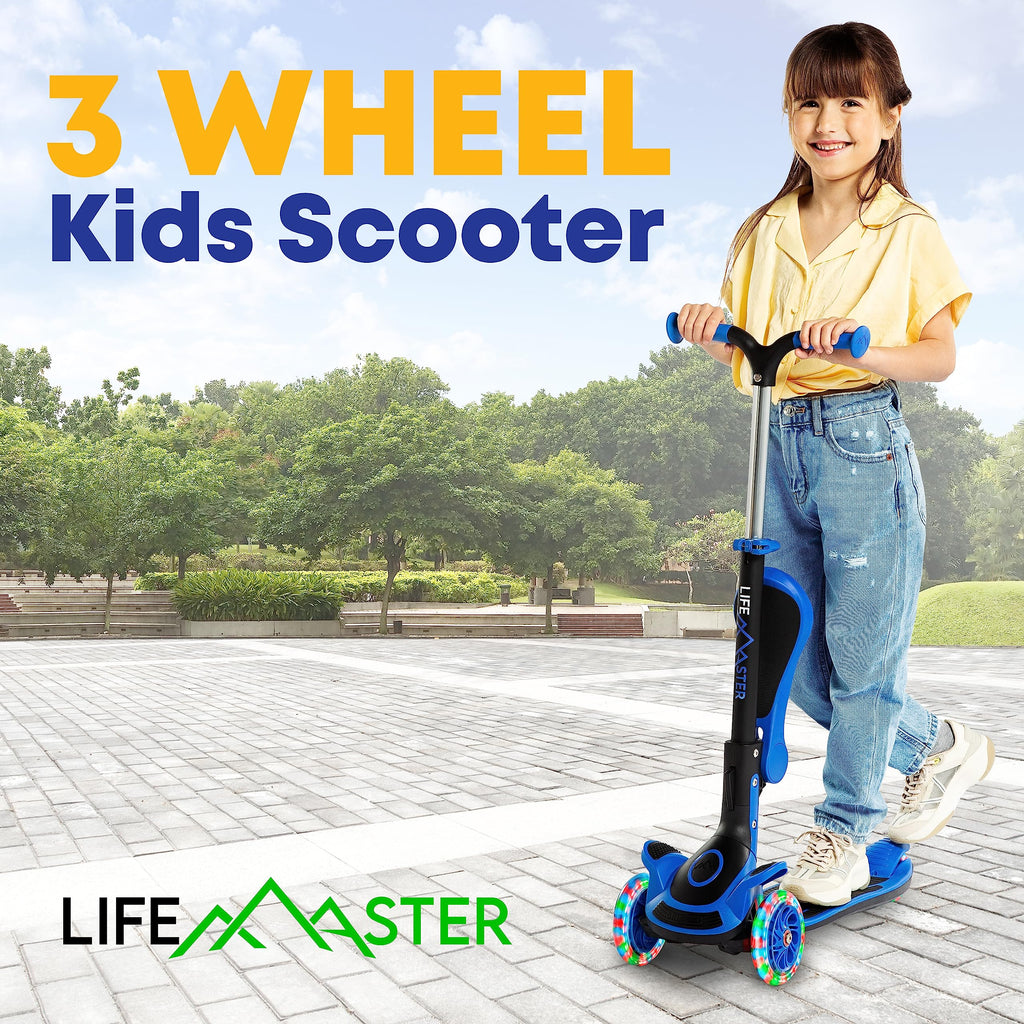 3 Wheel Foldable Kids Scooter with LED Wheels E14084